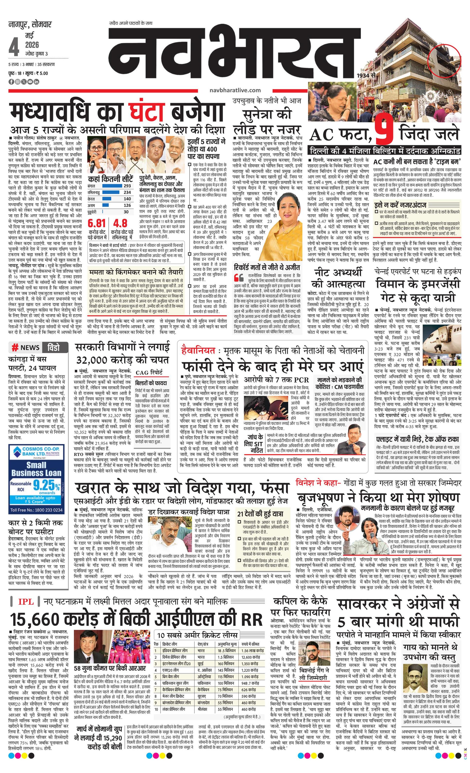 Newspaper page