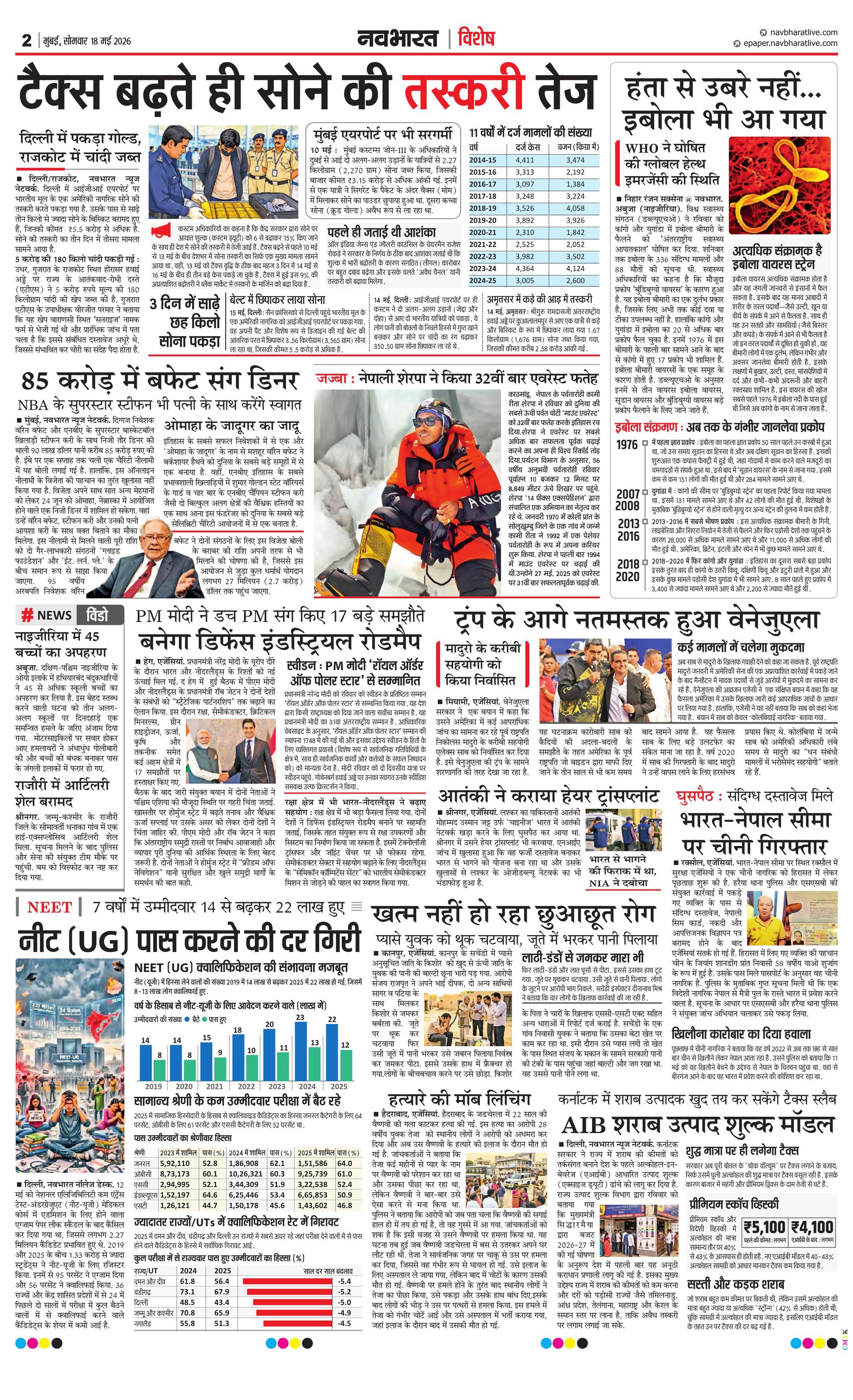 Newspaper page
