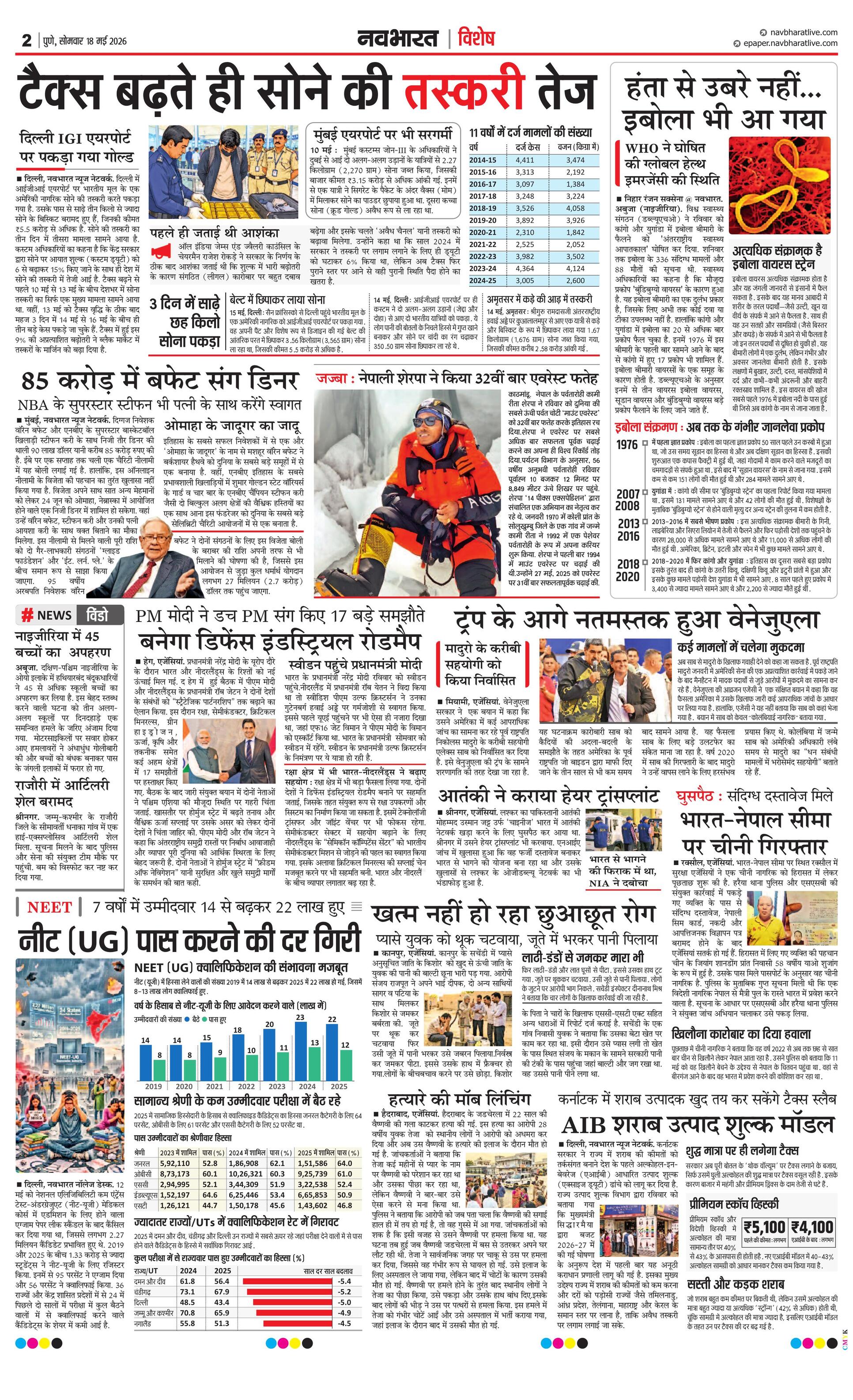 Newspaper page