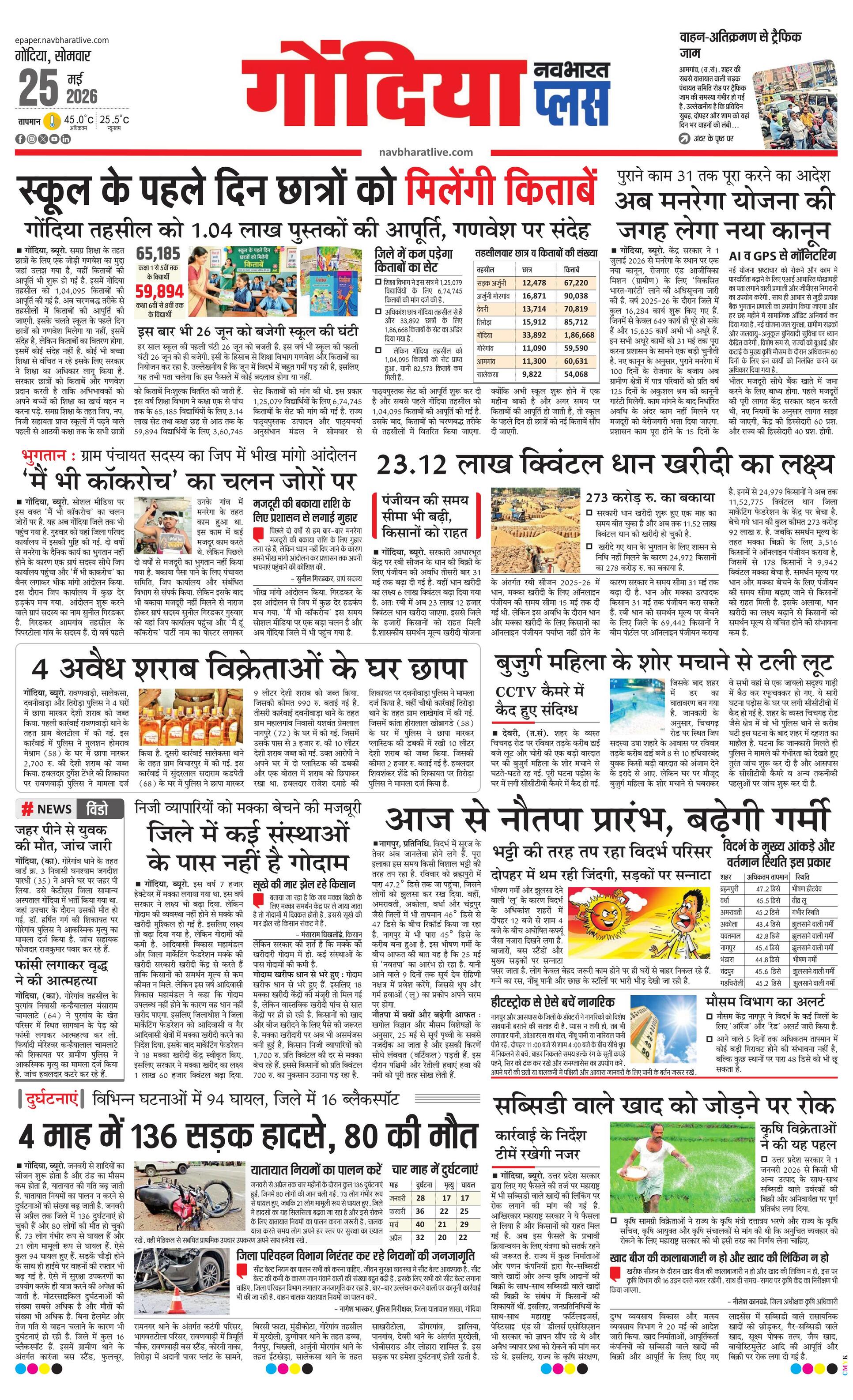 Newspaper page