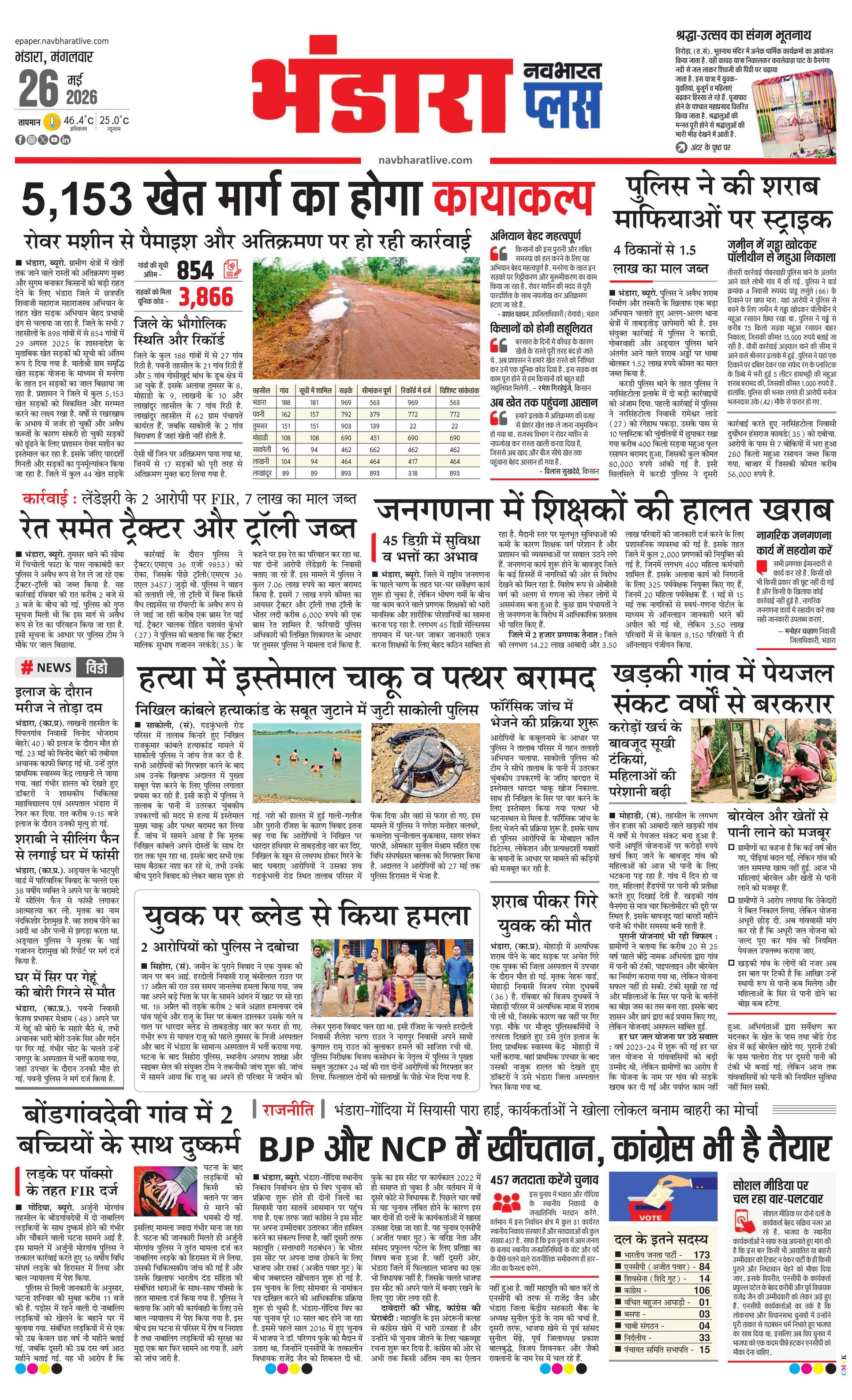Newspaper page
