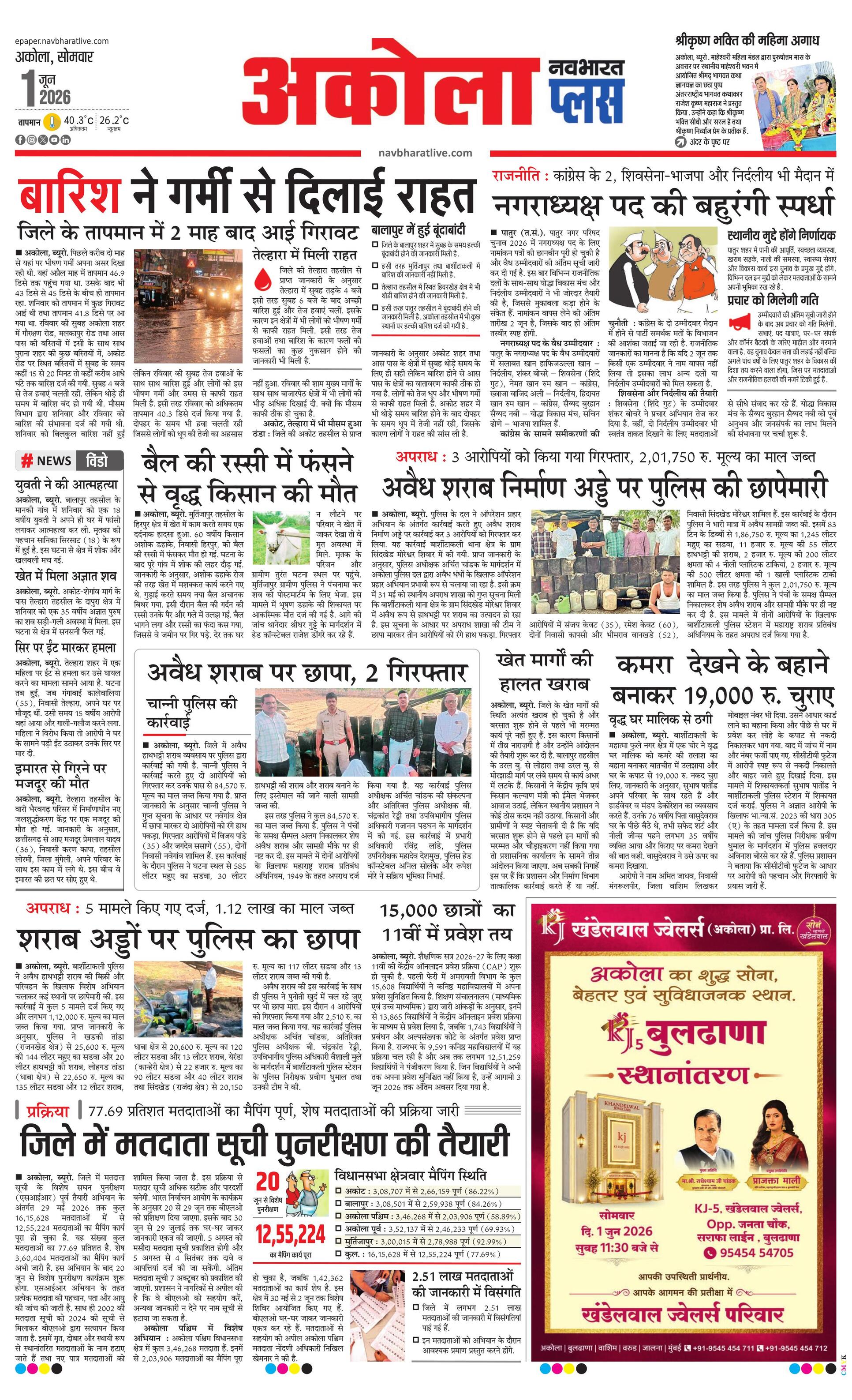 Newspaper page