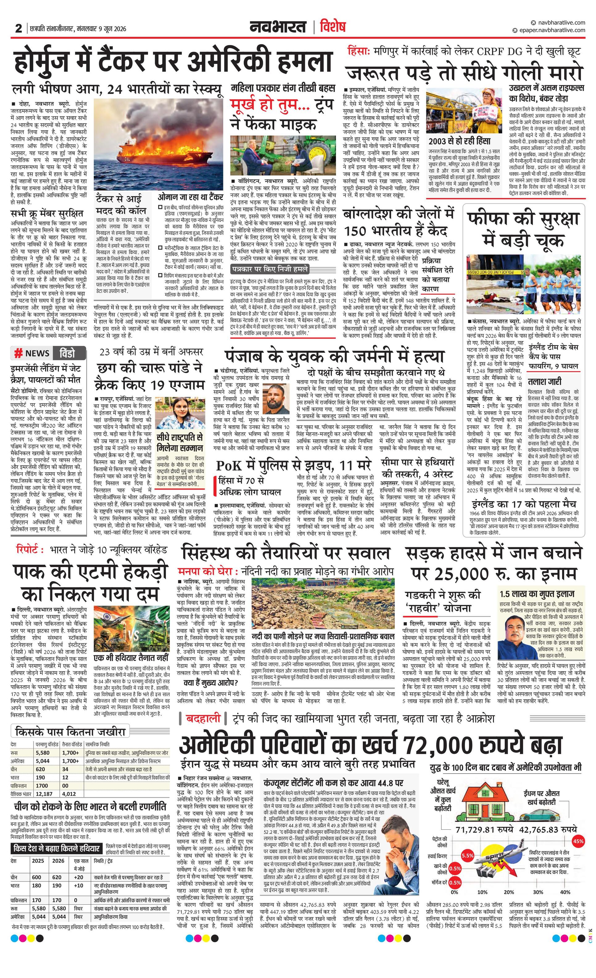 Newspaper page