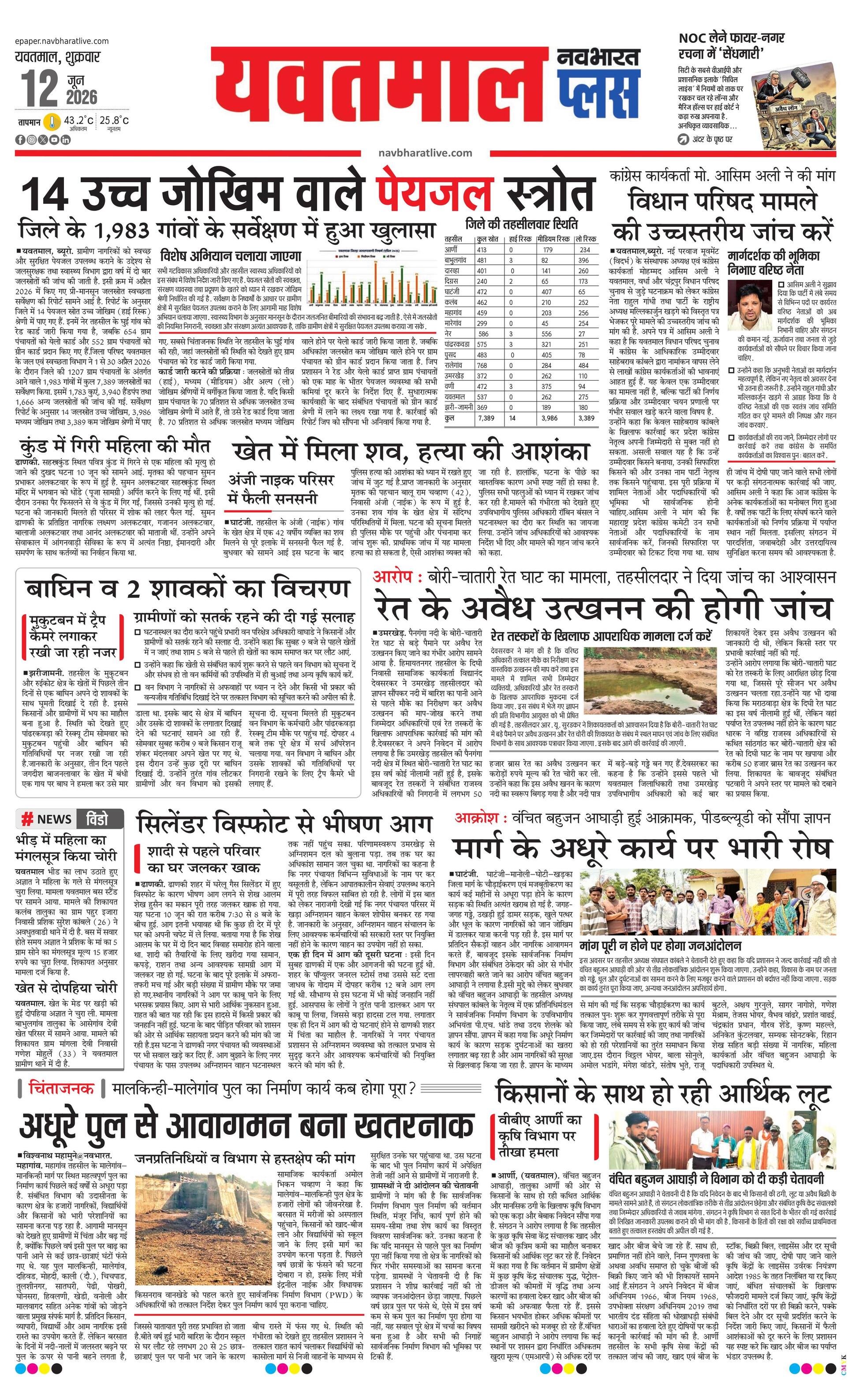 Newspaper page
