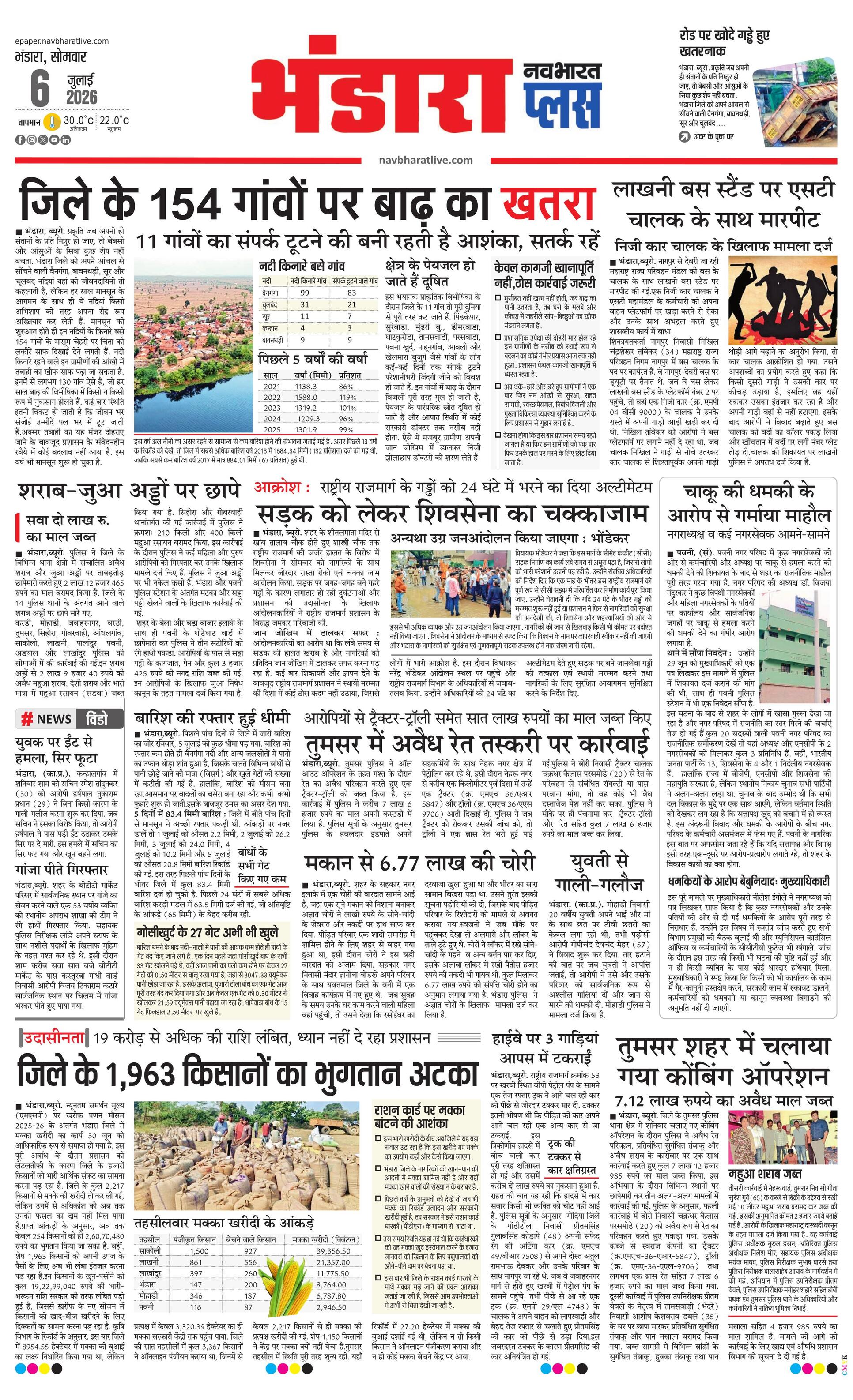 Newspaper page