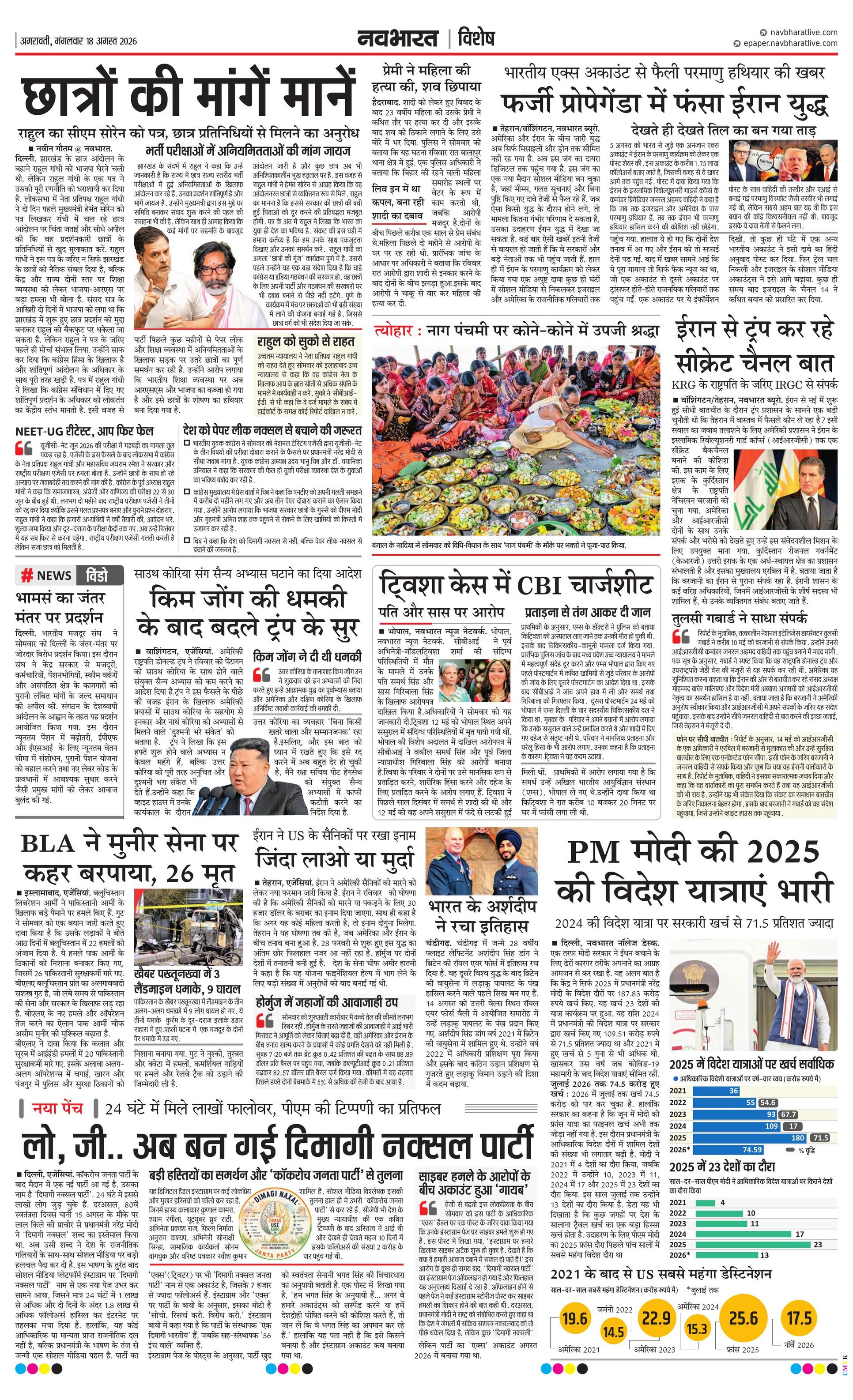 Newspaper page