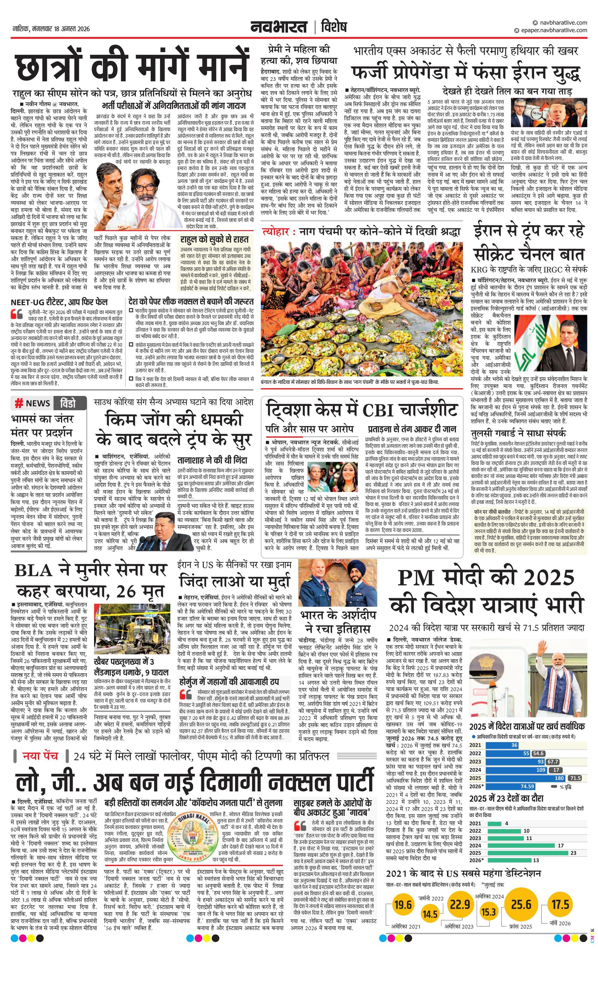 Newspaper page
